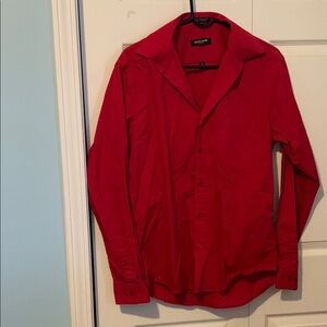 Red dress shirt